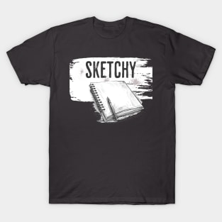 Sketchy Sketch Pad T-Shirt